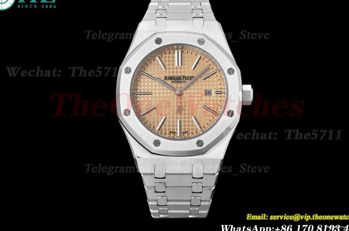 Dial Yellow GDF Oak SS 41mm MY8215 15202 SS Royal 1226